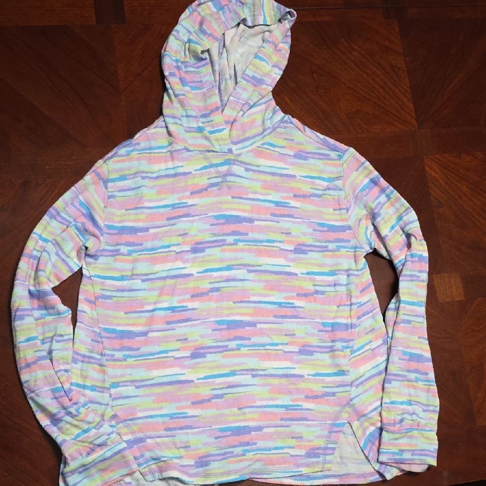 Colorful Striped Hoodie